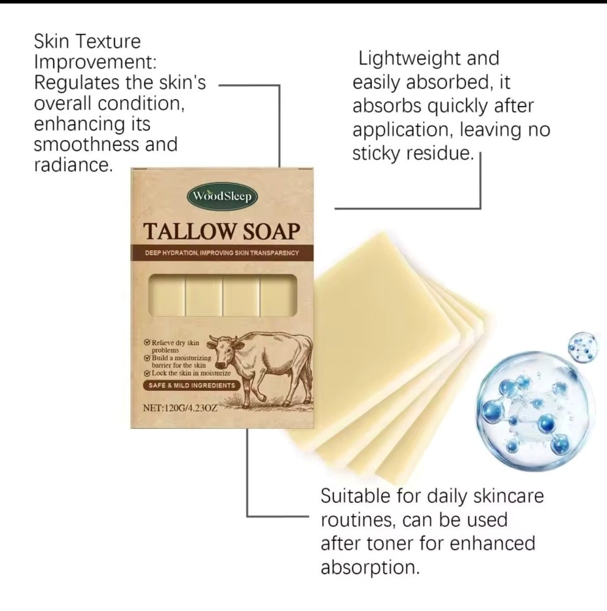 Tallow Soap Bar